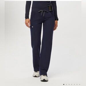 Navy Kade Figs scrub bottoms